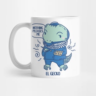 El Gecko Funny Animal Artist pun with quote Mug